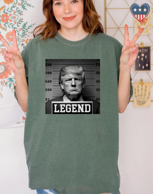 Donald Trump Mugshot Legend T-Shirts