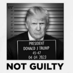 Donald Trump's mugshot was not actually taken during his arrest and arraignment in court, but his presidential campaign team saw an opportunity to exploit the situation by offering a T-shirt featuring a fake mugshot for sale on their website. Trump appeared before Judge Juan Merchan and pleaded not guilty to 34 counts of falsifying business records in the first degree. While he was being arraigned, his campaign team sent out a fundraiser email to his supporters promoting the T-shirt, which was priced at $47 each. The email encouraged supporters to "stand with President Trump" and quickly circulated on social media.