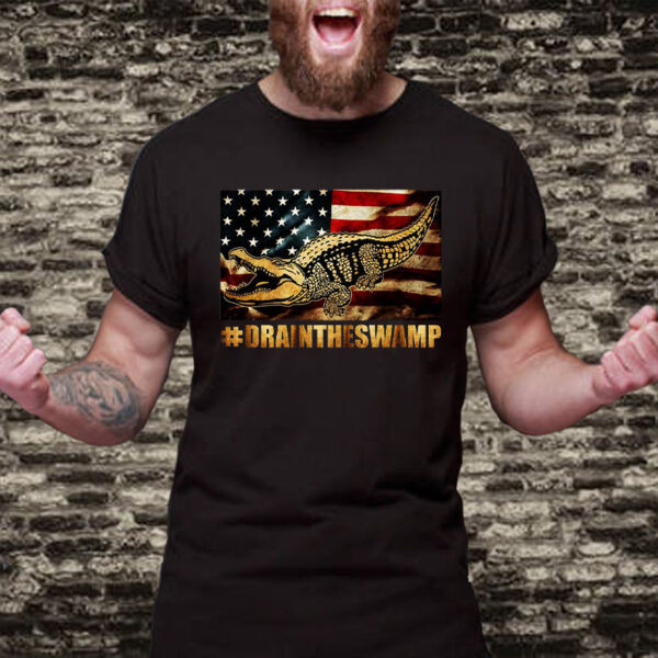 Drain The Swamp Washington DC Donald Trump President T-Shirt
