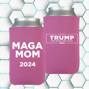 MAGA Mom 2024 Pink Beverage Cooler