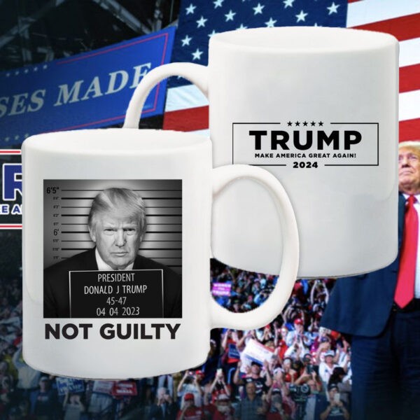 Official Trump Mugshot White Coffee Mug
