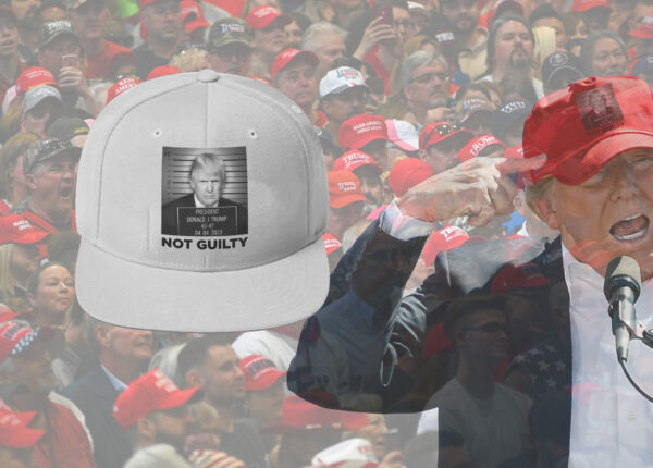 Official Trump Mugshot White Hat