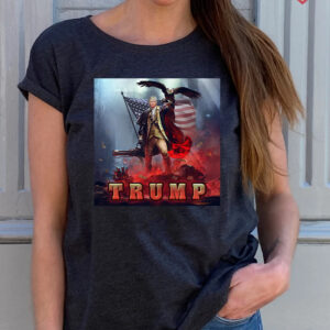 President Trump Patriotic Eagle T-Shirt