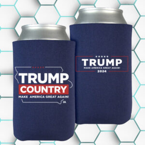 Trump Country-Iowa Navy Beverage Cooler