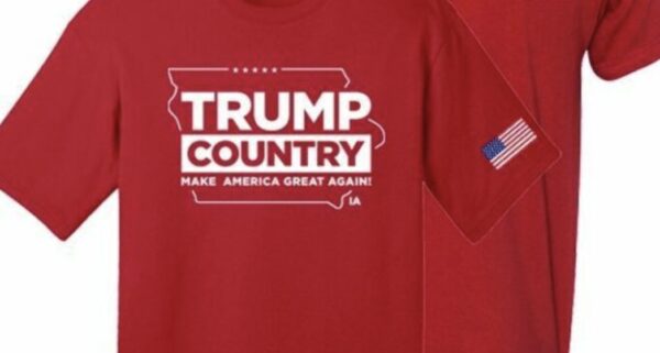 Trump Country-Iowa Red Cotton T-Shirts