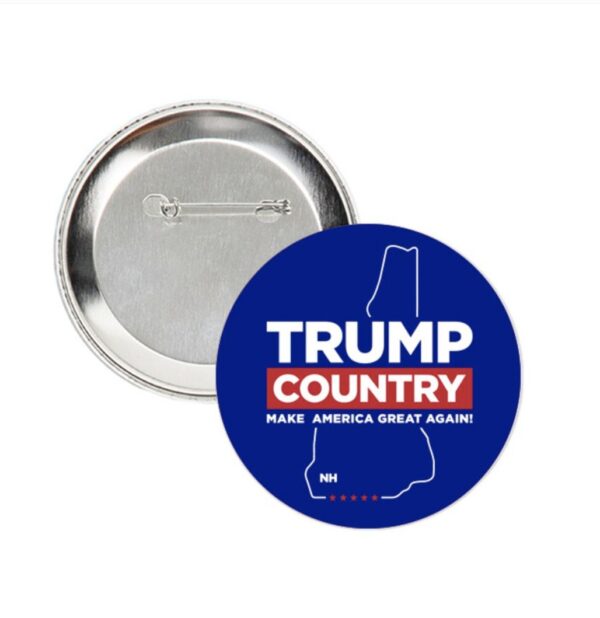 Trump Country-New Hampshire Blue Buttons