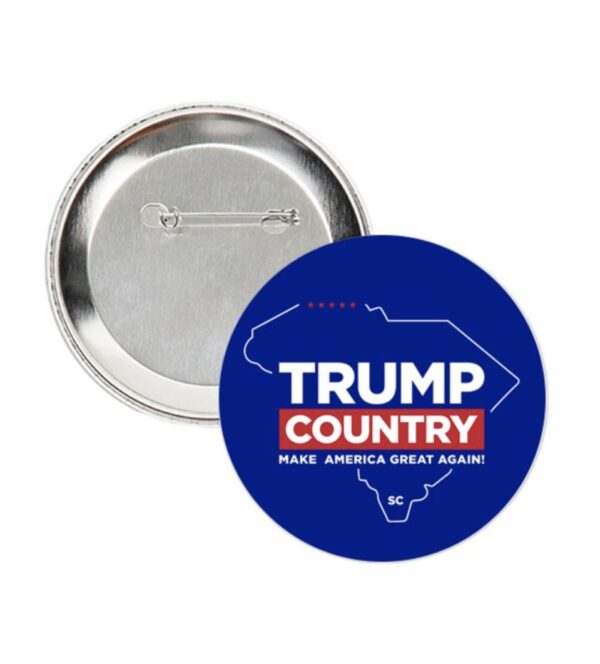 Trump Country South Carolina Blue Buttons