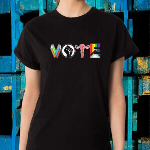 Vote 2024 - Books, Fist, Ovaries, LGTBQ T-Shirts