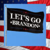 Black Let's Go Brandon Flag