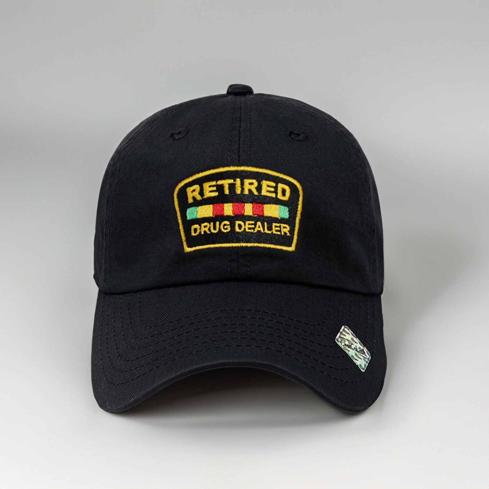 Retired Drug Dealer Chico Design Embroidered Cap