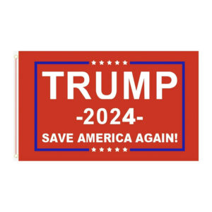 Save America Flag Trump 2024 Red