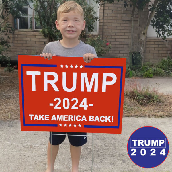 Take America Back Donald J Trump 2024 Yard Signs
