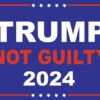 Trump 2024 Not Guilty Yard signs