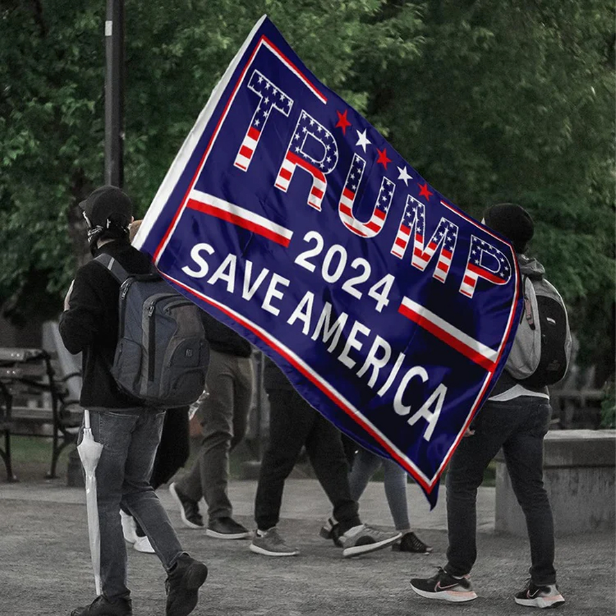 Trump 2024 Save America Flag - American Flag