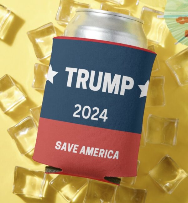 Trump 2024 Save America can coolers