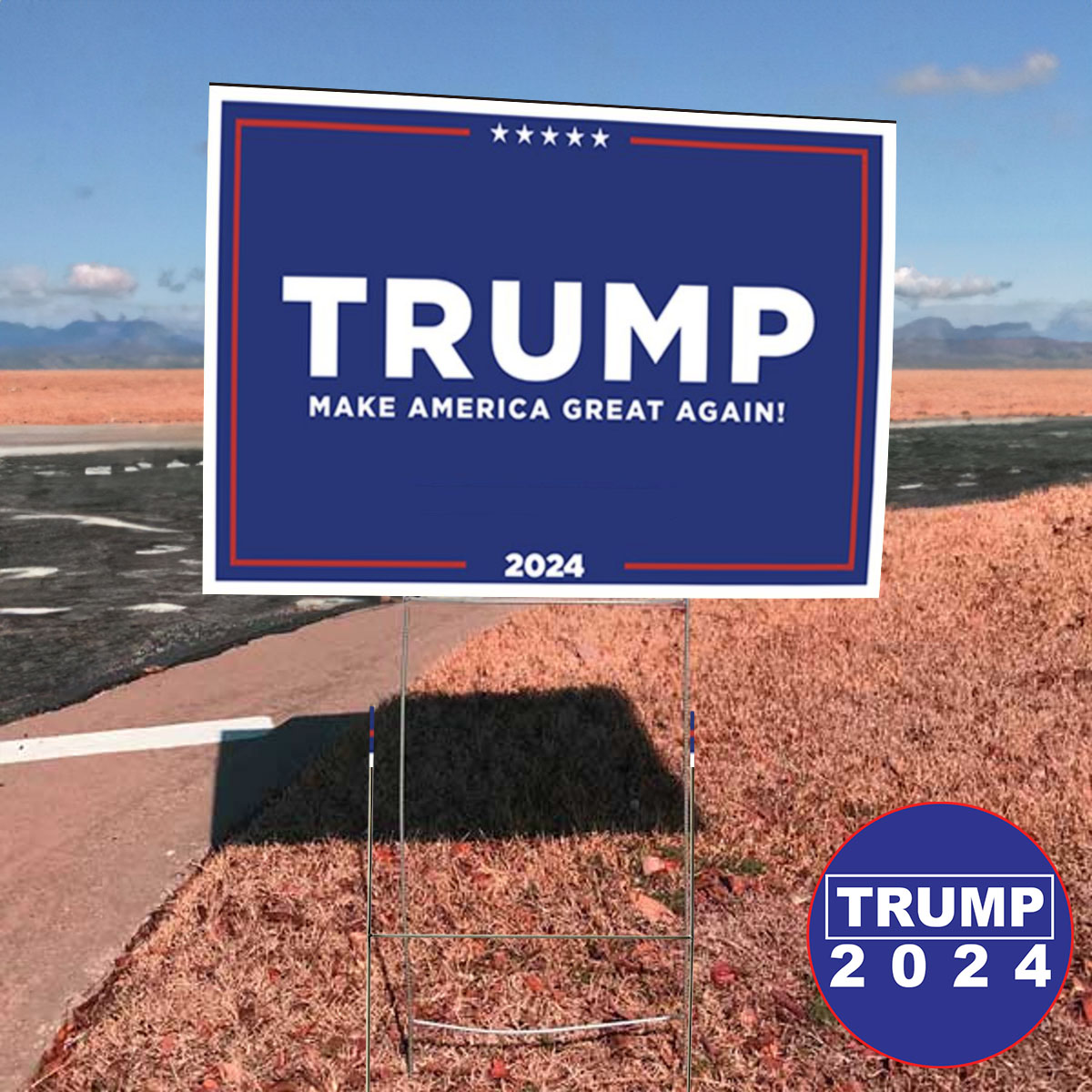 Trump 2024 Yard Sign MAGA 2024 Yard Signs