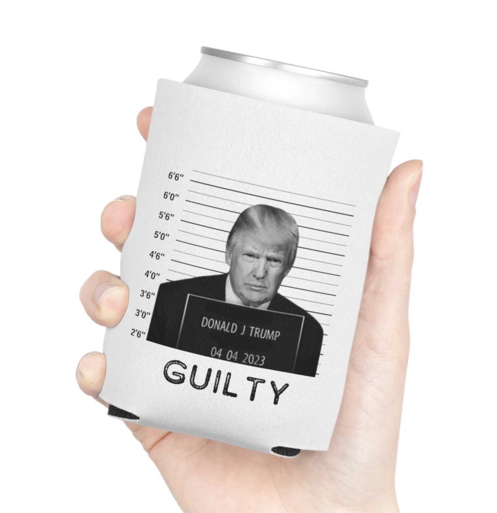 Trump Mug Shot Beverage Coolers