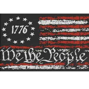 We The People 1776 Vintage USA Flag US