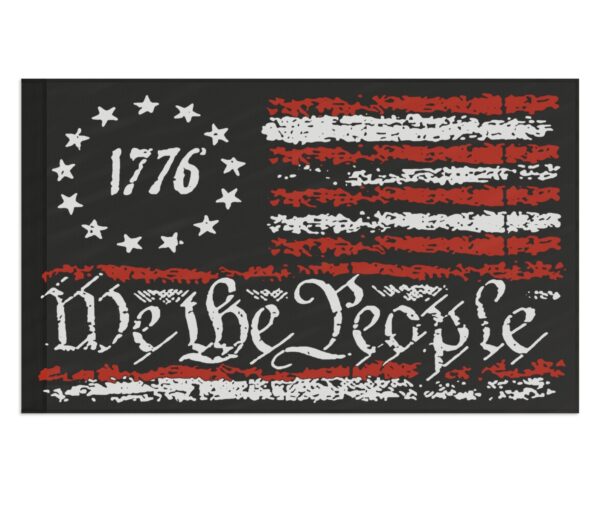 We The People 1776 Vintage USA Flag US