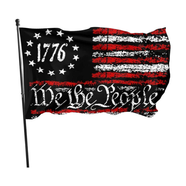 We The People 1776 Vintage USA Flags