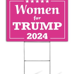 Women For Trump 2024 Lawn Yard Sign