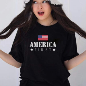America First Trump 2024 America First 4th July Day T-Shirt