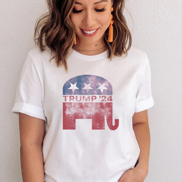 Donald Trump 2024 For President Pro Trump Vintage Republican T-Shirts