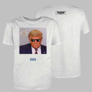 Donald Trump 2024 Mugshot Tee with Sunglasses Georgia T-shirt Political News DJT