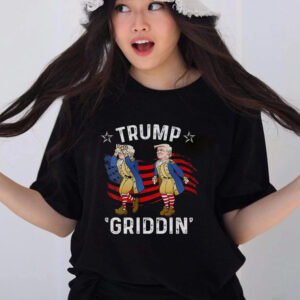 Donald Trump Griddy Dance 4th Of July Independence Day Trump Griddin T-Shirt