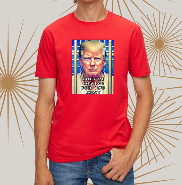 Donald Trump Indicted Lock Him Up Jail Free Trump T-Shirtt