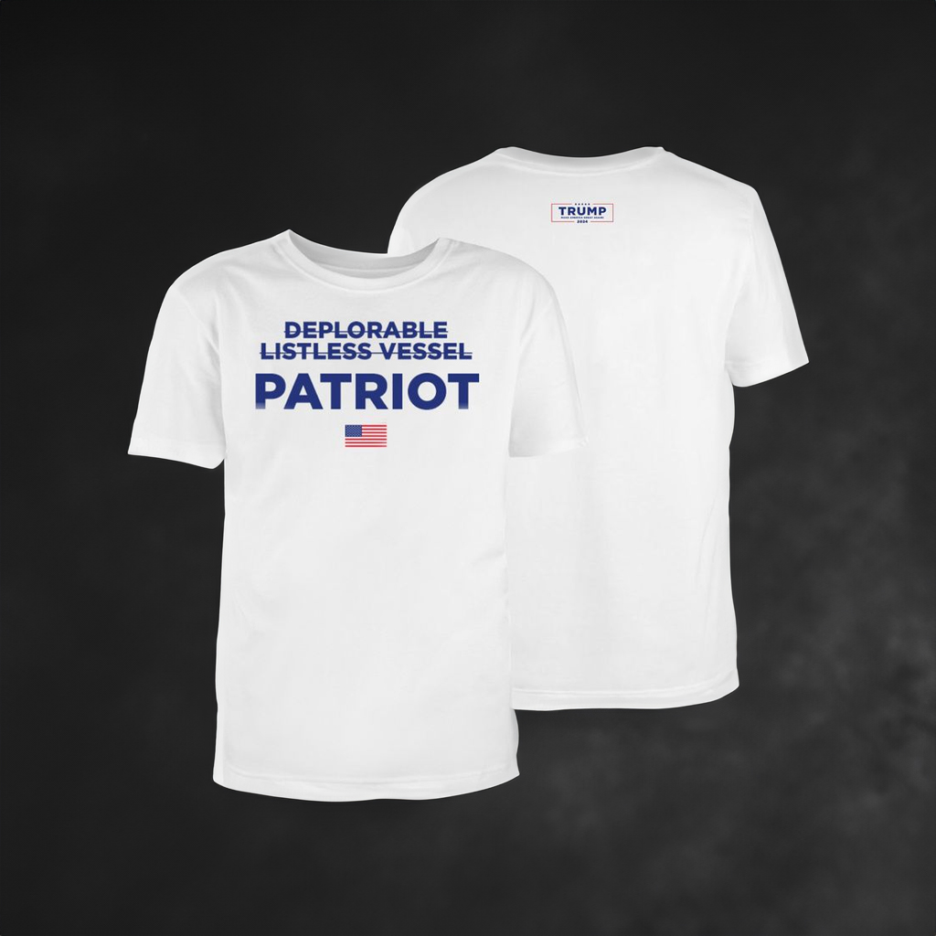 Patriot White Cotton T-Shirt
