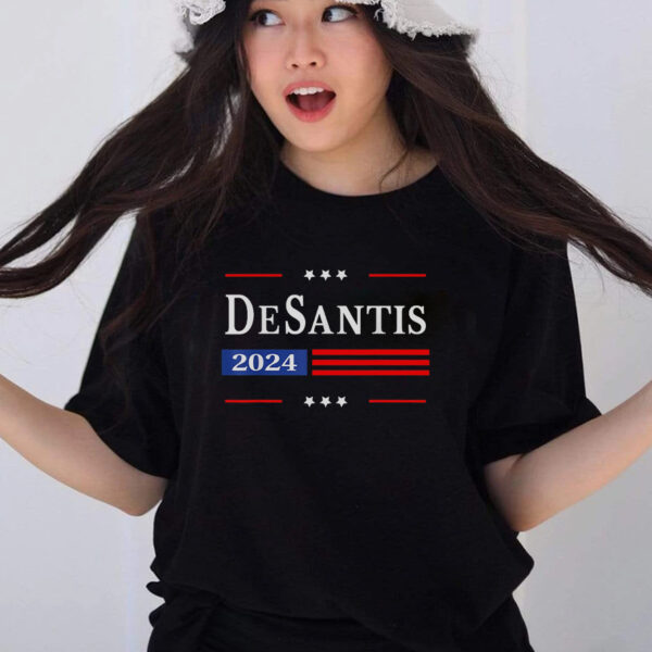 Ron Desantis 2024 For President American Flag Vintage Pro T-Shirt
