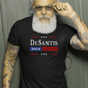 Ron Desantis 2024 For President American Flag Vintage Pro T-Shirts.jpg