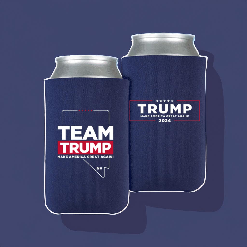 Team Trump 2024 Nevada Navy Beverage Cooler