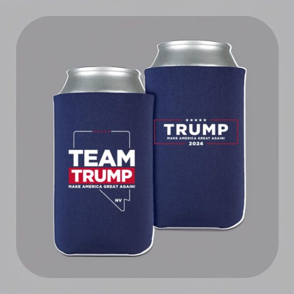 Team Trump 2024 Nevada Navy Beverage Coolers
