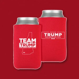 Team Trump 2024 New Hampshire Red Beverage Coolers