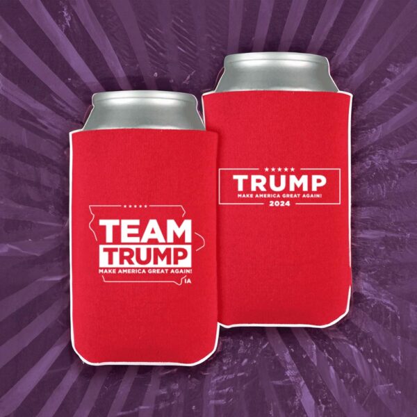 Team Trump Iowa Red Beverage Coolers