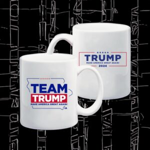 Team Trump Iowa White Coffee Mug