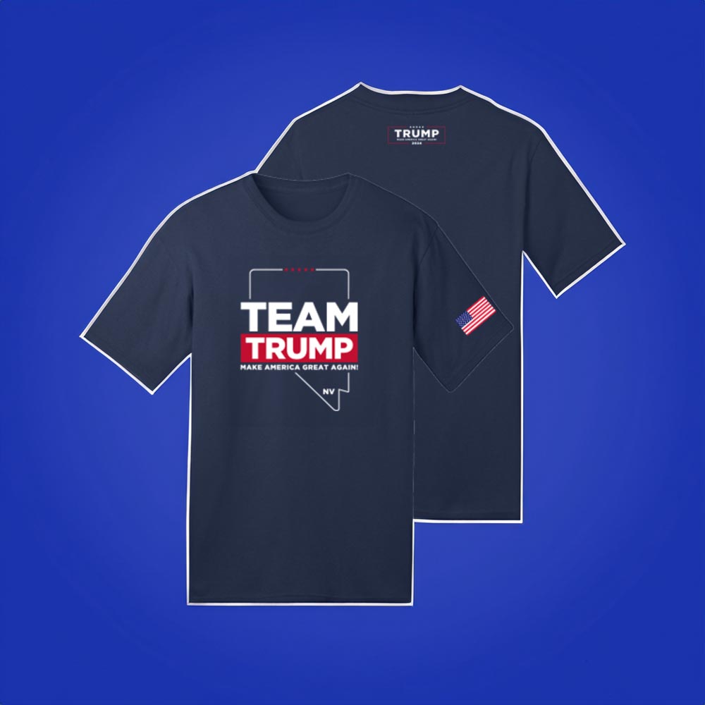 Team Trump Nevada Navy Cotton Shirt