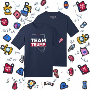 Team Trump Nevada Navy Cotton T-Shirt