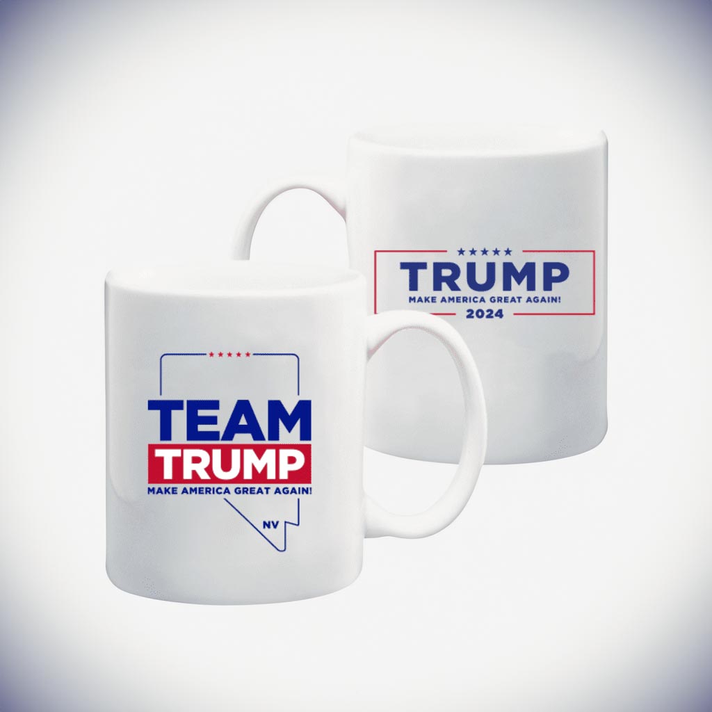 Team Trump Nevada White Coffee Mug Cup