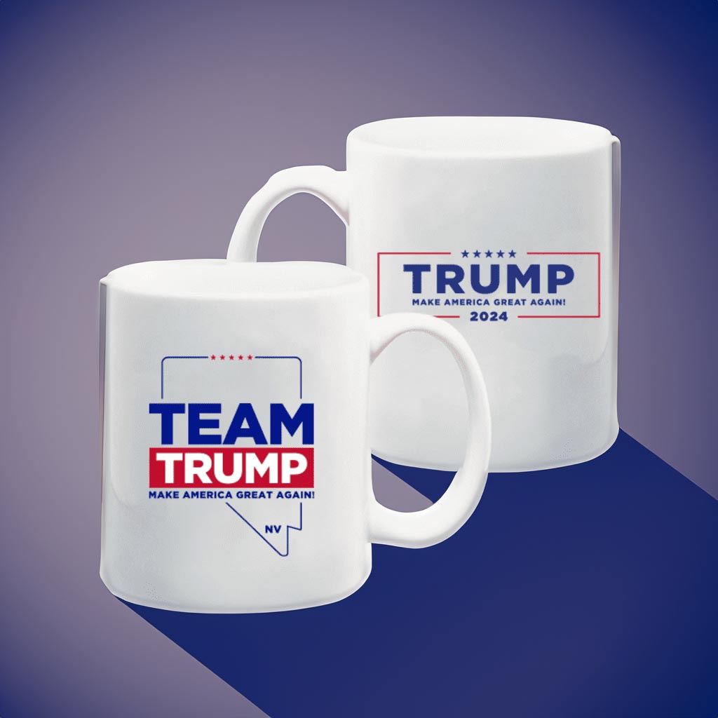 Team Trump Nevada White Coffee Mug
