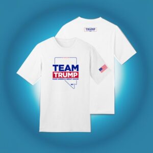 Team Trump Nevada White Cotton T-Shirt