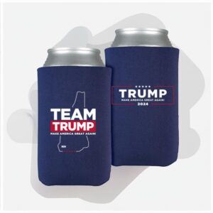 Team Trump New Hampshire Navy Beverage Coolers