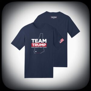 Team Trump New Hampshire Navy Cotton Shirts