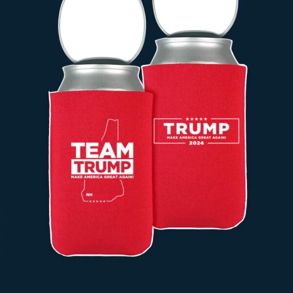 Team Trump New Hampshire Red Beverage Coolers