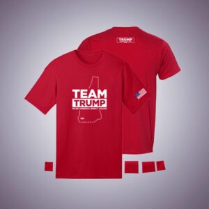 Team Trump New Hampshire Red Cotton Shirt
