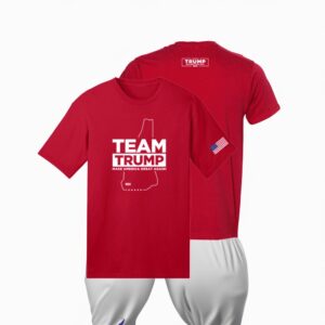 Team Trump New Hampshire Red Cotton T-Shirt