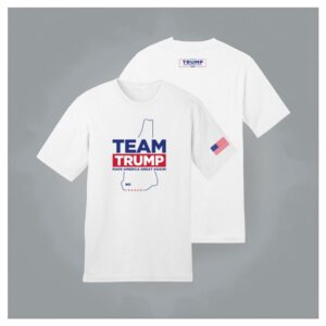 Team Trump New Hampshire White Cotton Shirt