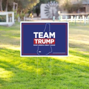 Team Trump New Hampshire Yard Sign
